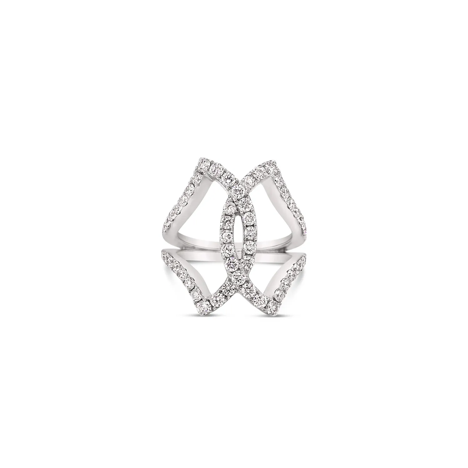 Diamond Butterfly Ring