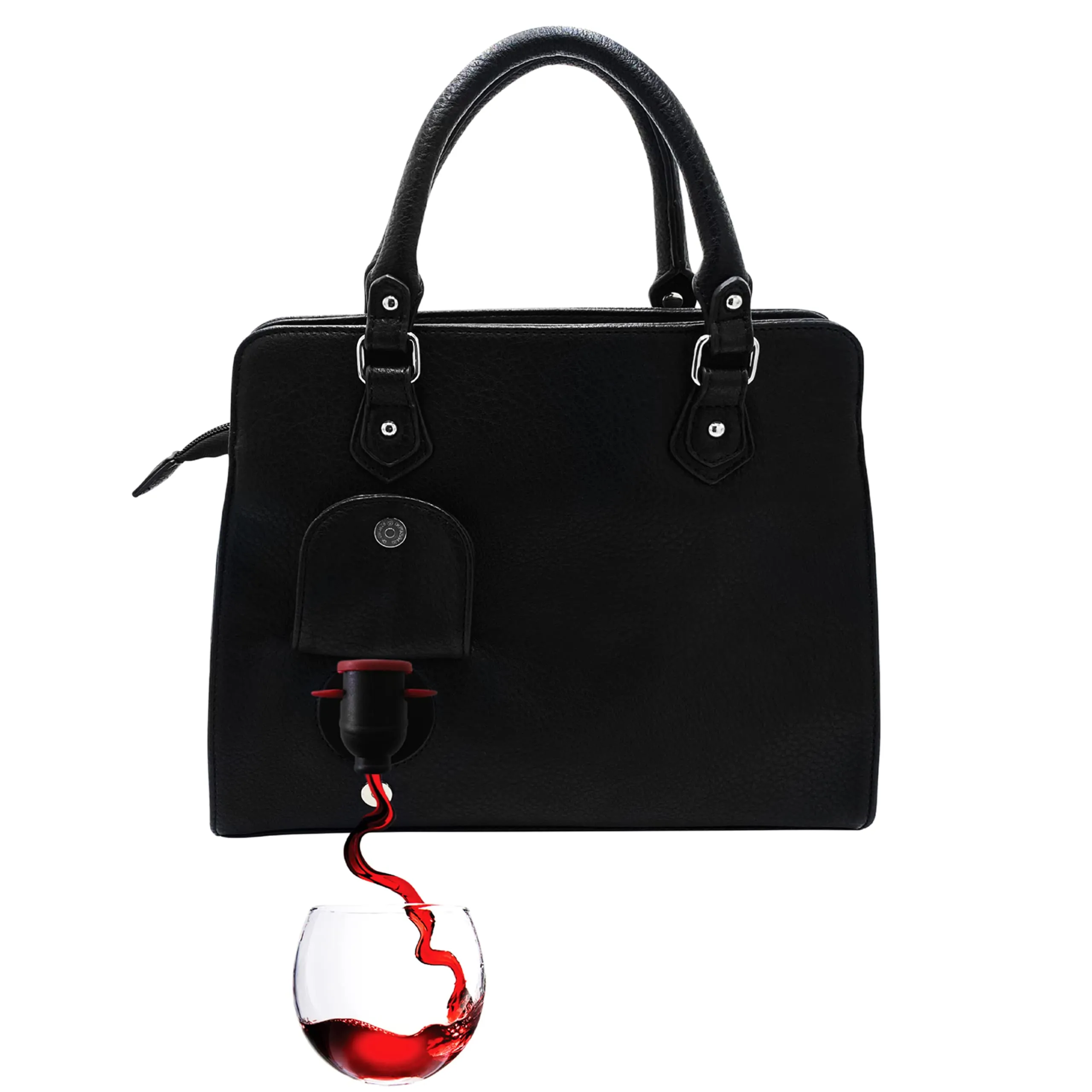 Roma Handbag - Fashionable Wine Purse With Hidden Spout, Insulated Drink Purse